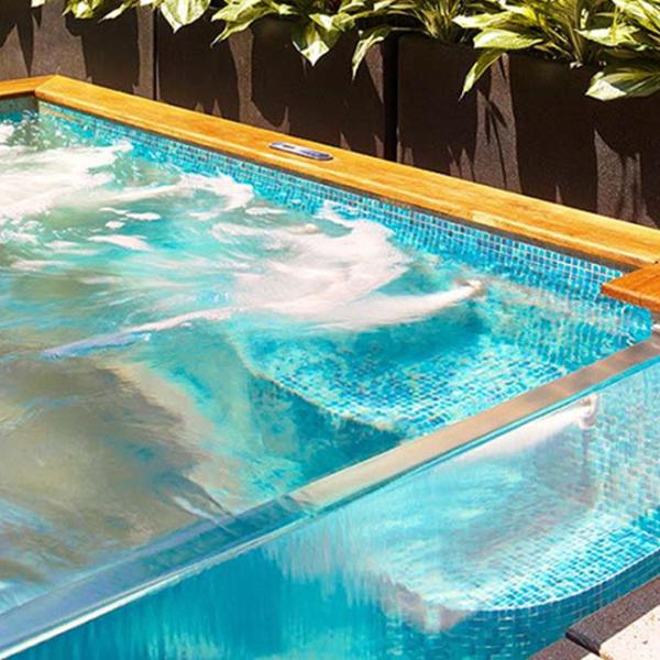 Quality Transparent Acrylic Wall Panels System for Infinity Edge Pool Custom Manufacturing & CNC Cutting Service wholesale