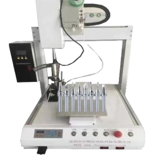 Quality PLC Controlled Single Head Single Station Tin Soldering Robot for 0.8 Solder Wire Diameter in Fully Automatic Operation wholesale