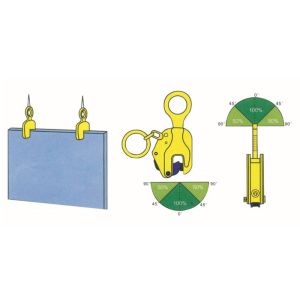 Vertical Plate Clamp with High Strength and Durability for Steel Plates and
