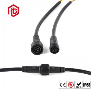 Cheap Low Voltage PVC 3 PIN M15 Male And Female Connectors for sale