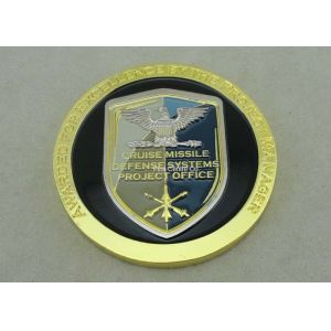 Rope Edge Personalized Spinning Coins With Zinc Alloy , 50mm Diameter