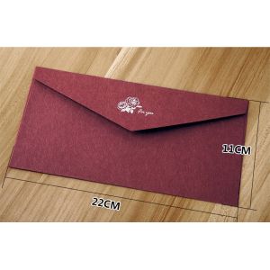 Creative high-grade stamping texture paper business invitation envelope