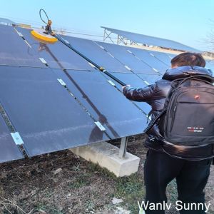 China Customized Single-Disc Solar Panel Brush with Advanced Micro-Gear Rotating Brush Design on sale China Customized Single-Disc Solar Panel Brush with Advanced Micro-Gear Rotating Brush Design on sale