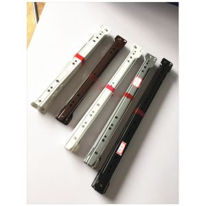 Oem Odm Fgv Drawer Slides , Concealed Drawer Runners Black Color