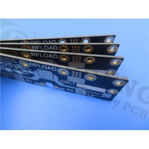 Cheap 31mil RTduroid 5880 PCB PTFE Random Glass Fiber 2-layer rigid PCB for Military and defense systems for sale