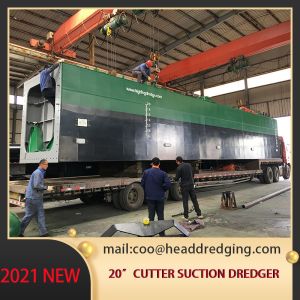 Hydraulic Sand Dredger Vessel ISO9001 Certificated 20 Inch