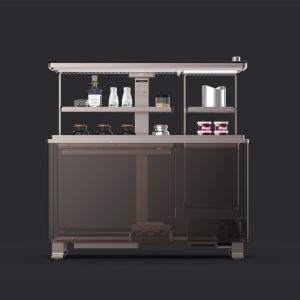 Multi-function 150L Volume Wine Cooler Refrigerated Kung Fu Tea Table for Home