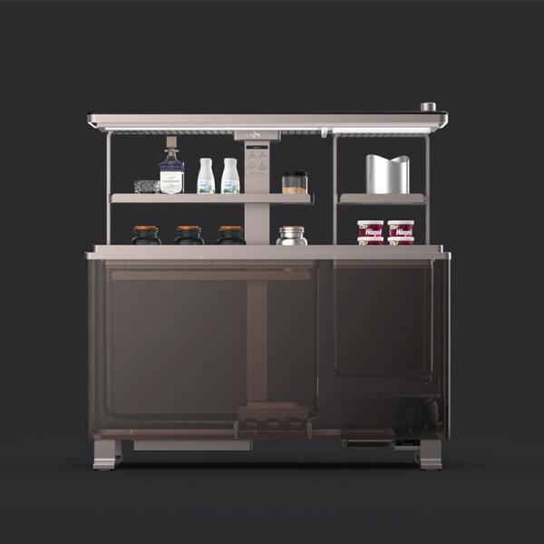 Quality Compressor Embedded Lift Up Ice Table for Aluminum Alloy Multifunctional Coffee Table wholesale