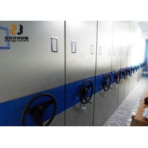 Easy Assemble Moving File Cabinets Shelf System Customized Rolling Track