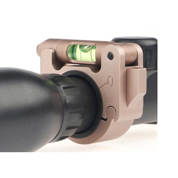 Streamlined Tactical Scope Rings Bubble Spirit Level For 30mm / 25mm Tube