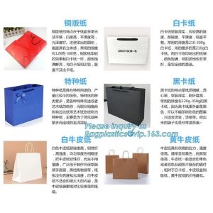 Premium custom flower carrier paper bag with handle for flower packaging,coloful