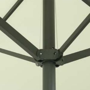 2.7m Height 4.6m Diameter Free Standing Patio Umbrella Water Resistant