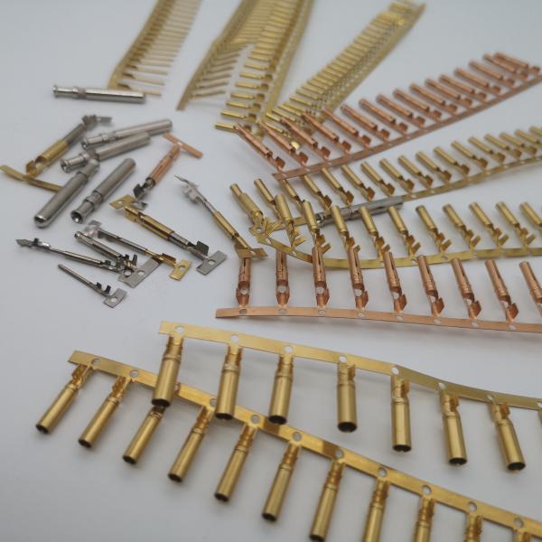 Quality Precision Stamped Brass Electrical Contact Connector – High-Durability, Corrosion-Resistant Terminal for Automotive, PCB, and Power Applications wholesale