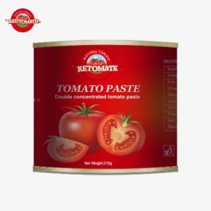 210g Canned Tomato Paste Adheres To Production Standards Set By ISO  HACCP  BRC And FDA