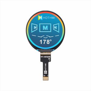 1.5 Inch Round TFT LCD Display | 360x360 Resolution With ST77916 Controller