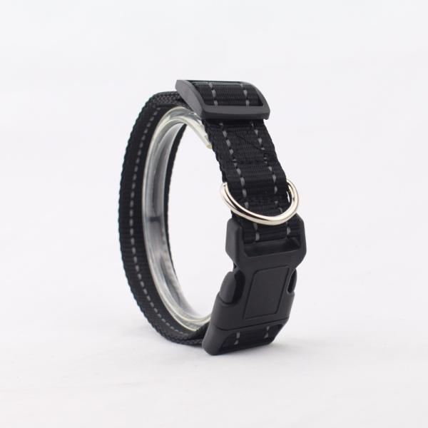 Quality Nylon Reflective Pet Collars and Leash, Dog Collar in night wholesale