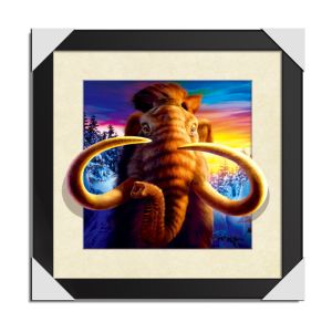 Cheap Custom Lenticular Image Printing For Gift , 5d Animal Collage Poster 15.7x15.7 Inches for sale