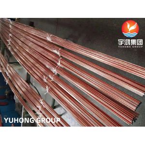 China ASTM B88 C12200 Red Copper Alloy Seamless Tube For Water Service on sale