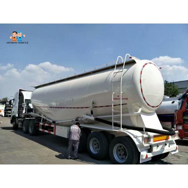 Quality 100cbm V Type Fly Ash 80T Loading Cement Tanker Trailer wholesale