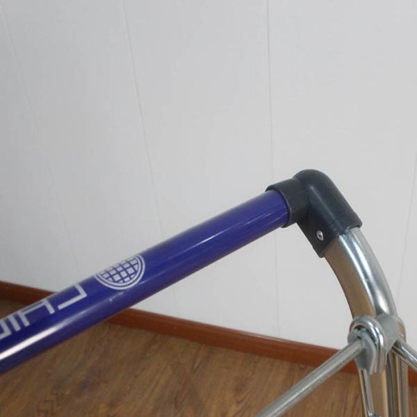 Classical Style 90L Round Corner Promotional European Chair Grocery Shopping Trolley