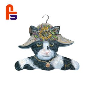 Cute 128 - 300gsm Coated Paper Material For Clothes Custom Cardboard Hangers
