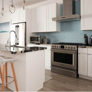 RTA Modular Kitchen Storage Cabinets Lacquer Shaker White