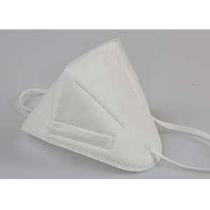 Anti Pollution Folding FFP2 Mask Skin Friendly Breathable Gray Color With Valve