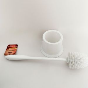 Bristle Toilet Seat Cleaning Brush Enlarged Stable Bottom Extended Ergonomic