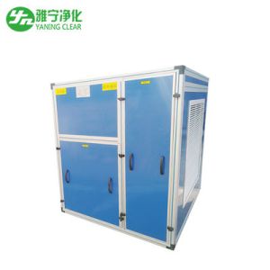 China Blue Powder Coating Exhaust Air Unit , Fresh Air Unit / Booster Box Adjustable Pressure on sale