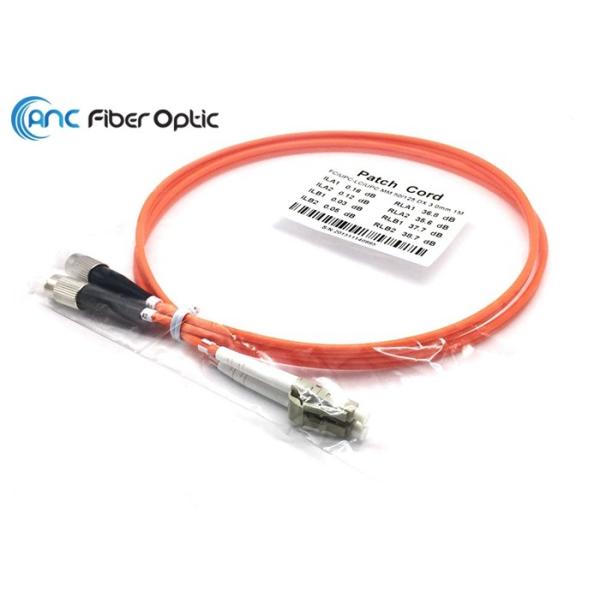 Quality FC To LC Fiber Optic Patch Cord LSZH Duplex 3.0mm OM1 OM2 OM3 OM4 OM5 wholesale