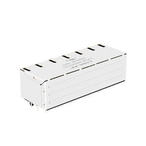 LPJE265AHNL Green/Yellow LED 2X6 Port RJ45 Modular Jack Without Integrated