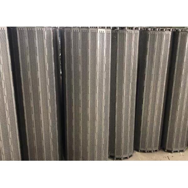 Slat Link Conveyor Belt Wire Mesh , Anti Rust Plate Conveyor Belt For Electronic Products