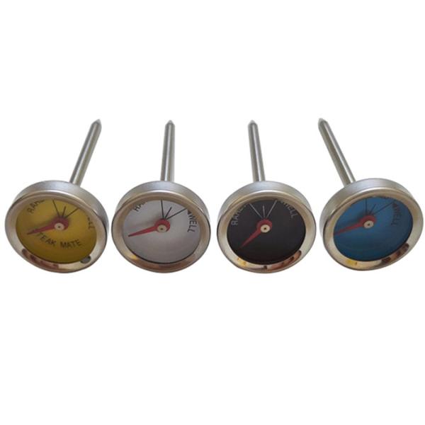Quality Bimetal Dial Instant Reading BBQ Meat Thermometer Customized Probe Length wholesale