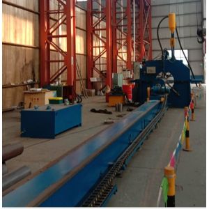 12M Light Pole Welding Machine Shut Welding Seam 3m/min With Gas Shield Welding