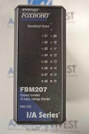 Cheap Foxboro PLC FBM207/B/C Voltage Monitor/Contact Sense Input Modules for sale