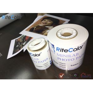 240Gsm Premium Digital RC Inkjet Minilab Photo Paper Roll Glossy & Luster in 4"