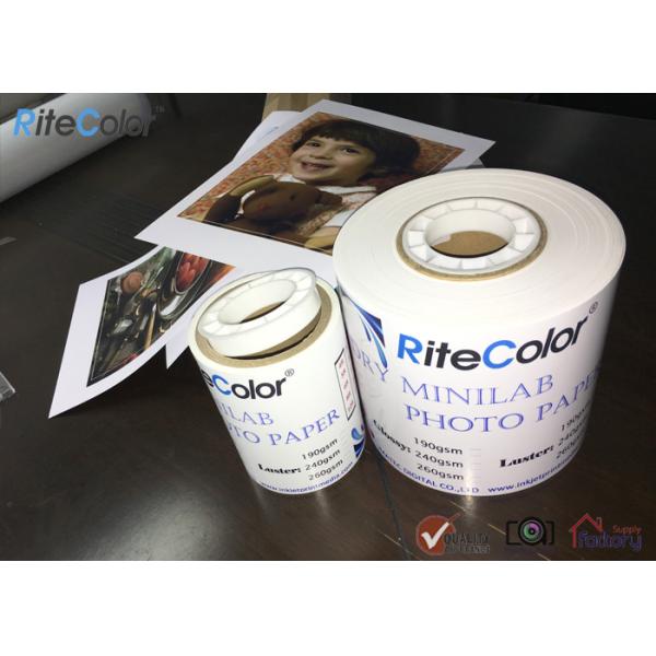 240Gsm Premium Digital RC Inkjet Minilab Photo Paper Roll Glossy & Luster in 4"