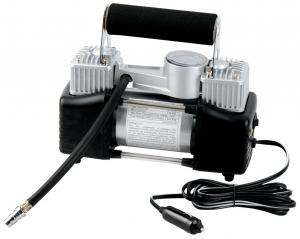 China DC 12V 150 PSI Black And Silver Metal Air Compressor For Strong Power And Fast on sale