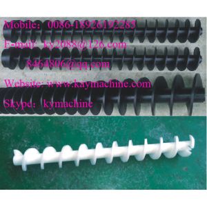 plastics worm screws Worm screws able to divide onto two lines shaped containers