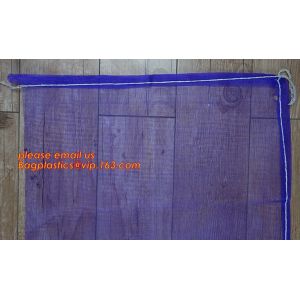 75x90cm Tubular PP Raschel Mesh Bag For Tomato Vegetable And Apple Fruit Cheap