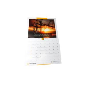 Matte Laminated Poster Wall Calendar , Large Hanging Calendar For Business
