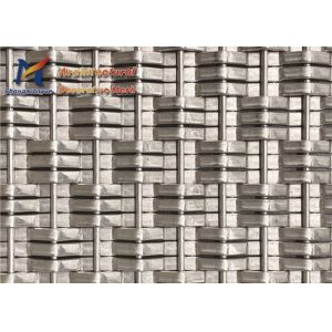Cheap 1.6mm Opaque Facade Crimped Woven Wire Mesh 10mm 304 Stainless Steel for sale