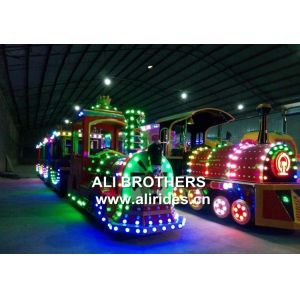 China Train Rides Electric Amusement Park Trains For Kids Birthday Parties Sale on sale