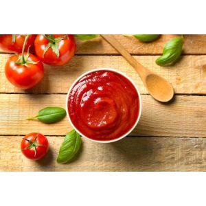 China 30% Brix Canned Sachet Tomato Paste Easy Open 210g With Customized Pate De Tomates on sale