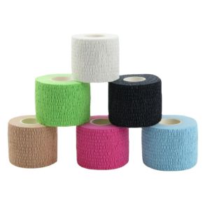 5cm x 4.5m Elastic Cotton Cohesive Bandage 160% Stretch