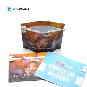 China Biodegradable Child Proof Zipper Bags Weed Aluminum Foil Bag Runts Exit Bags on sale