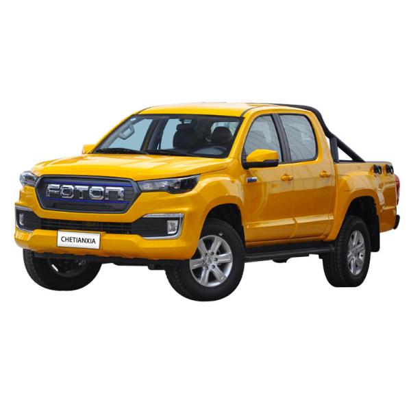 Quality 4x4 Used Midsize Electric Pickup Trucks New Energy Vehicle Foton wholesale
