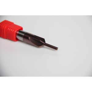 Customized Carbide Tapered End Mills / Durable Straight Flute End Mill