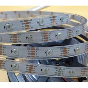 Addressable 5m 30LEDs/m DC5V WS2813 RGB led pixel strip,with 30pixels/M;WHITE