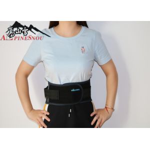 Mesh Cloth Abdomen Waist Support Belt With Net Pocket Black Color